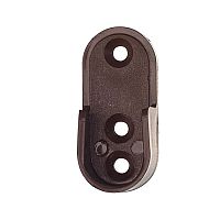 15506 Опора для овальной штанги,пластиковая коричневая 15506 Опора для овальной штанги,пластиковая коричневая