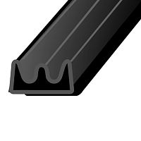 Уплотнитель E 9х4 мм SD-40, черный (150 м - 2х75 м), (уп. 1/6 шт.), PROFITRAST Уплотнитель E 9х4 мм SD-40, черный (150 м - 2х75 м), (уп. 1/6 шт.), PROFITRAST