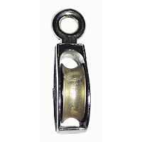 Блок одинарный металлический 5мм/15мм /1/ Блок одинарный металлический 5мм/15мм /1/