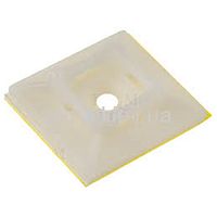 Площадка под хомут 27х27 самоклеющаяся белая 8195 Площадка под хомут 27х27 самоклеющаяся белая 8195