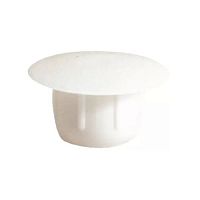 Заглушка пластмассовая 12 мм, белый /10/ Заглушка пластмассовая 12 мм, белый /10/