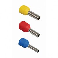 Наконечник-гильза Е1008 1,0 мм² с изолированным фланцем (аксессуары для клемм ЭРА NO-570-07) Наконечник-гильза Е1008 1,0 мм² с изолированным фланцем (аксессуары для клемм ЭРА NO-570-07)