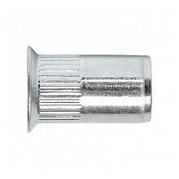 Заклепка-гайка цилиндр. с насечками, борт-потай М10 L=21 /50/ Заклепка-гайка цилиндр. с насечками, борт-потай М10 L=21 /50/