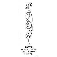 Балясина 1000х160 мм полоса 14х8 мм 10077*** Балясина 1000х160 мм полоса 14х8 мм 10077***