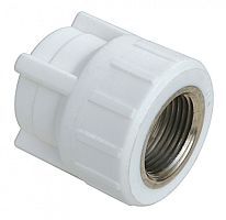 Муфта комбинированная d=25х1/2", внутренняя резьба (F), AQuapipe, 03574 /180/30/ Муфта комбинированная d=25х1/2", внутренняя резьба (F), AQuapipe, 03574 /180/30/