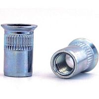 Заклепка-гайка цилиндр. с насечками, борт-потай М5 L=13 /50/ Заклепка-гайка цилиндр. с насечками, борт-потай М5 L=13 /50/