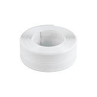 Лента-бордюр для раковин и ванн, 20 мм х 20 мм х 3.3 м, белая, "4WALLS" /40/ Лента-бордюр для раковин и ванн, 20 мм х 20 мм х 3.3 м, белая, "4WALLS" /40/