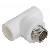 Тройник переходной d=25х1/2"х25 мм, наружняя резьба (М), AQuapipe, 03568/ 6812 /80/20/ Тройник переходной d=25х1/2"х25 мм, наружняя резьба (М), AQuapipe, 03568/ 6812 /80/20/