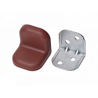 Уголок мебельный с пластиковой накладкой 24х24х25х1,2 мм, вишня, 18715 /10/*** Уголок мебельный с пластиковой накладкой 24х24х25х1,2 мм, вишня, 18715 /10/***