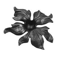 Цветок литой 140 /160х4 мм SK23.08/1301 Цветок литой 140 /160х4 мм SK23.08/1301