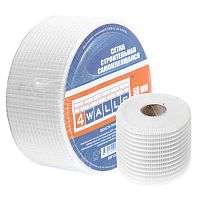 Серпянка самоклеящаяся 50 мм х 90 м, "4WALLS", SMF104T/24*** Серпянка самоклеящаяся 50 мм х 90 м, "4WALLS", SMF104T/24***