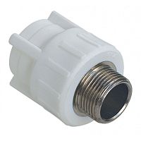 Муфта комбинированная d=20х1/2", наружняя резьба (М), AQuapipe, 03585 /160/20/ Муфта комбинированная d=20х1/2", наружняя резьба (М), AQuapipe, 03585 /160/20/