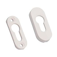 Накладка на замковый цилиндр белая 03.06.01.01.02.01 2047 4 шт Накладка на замковый цилиндр белая 03.06.01.01.02.01 2047 4 шт