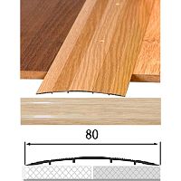 Порог АЛ-492 . 1,35м ДУБ БЕЛЕНЫЙ, Стык алюминевый широкий, 80 мм Порог АЛ-492 . 1,35м ДУБ БЕЛЕНЫЙ, Стык алюминевый широкий, 80 мм