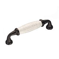 Ручка-скоба 96 мм BRASS керамика, черный , 2005-70-096-08*** Ручка-скоба 96 мм BRASS керамика, черный , 2005-70-096-08***