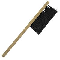 Щетка-сметка трехрядная, 340-350 мм, искусственная щетина, деревянная ручка, 68030 Щетка-сметка трехрядная, 340-350 мм, искусственная щетина, деревянная ручка, 68030