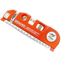 Уровень лазерный FALCO (лазер-питание 3хАG13, рулетка 250 см, линейка 15см, пузырьк уровень), 659-10 Уровень лазерный FALCO (лазер-питание 3хАG13, рулетка 250 см, линейка 15см, пузырьк уровень), 659-10