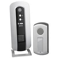 Звонок беспроводной С108 серебристо-чёрный, 6 мелодий, ЭРА, Б0018997 / 042532 Звонок беспроводной С108 серебристо-чёрный, 6 мелодий, ЭРА, Б0018997 / 042532