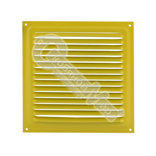 Решетка вентиляционная 150х150 мм, желтая,  2119