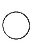 Кольцо "Витое" Т20х1,5 мм D 490 мм Кольцо "Витое" Т20х1,5 мм D 490 мм