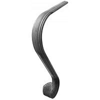 Окончание поручня 260х310 мм 39х11 мм 7072Т/12.086.01 Окончание поручня 260х310 мм 39х11 мм 7072Т/12.086.01