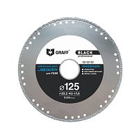 Диск алмазный по металлу 125x22,2 мм, GRAFF/ black125 Диск алмазный по металлу 125x22,2 мм, GRAFF/ black125