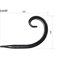 Завиток З-3/15Т 250х130 мм СП Завиток З-3/15Т 250х130 мм СП