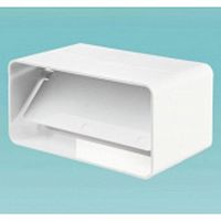 Соединитель для плоского канала 110х55 мм с клапаном, 5151 б/я Соединитель для плоского канала 110х55 мм с клапаном, 5151 б/я