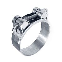 Хомут силовой одноболтовый (ROBUST), цинк, 113-121 /1/ Хомут силовой одноболтовый (ROBUST), цинк, 113-121 /1/