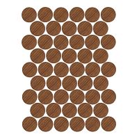 Заглушки самоклеющиеся пластик. 14 мм для евровинта, песочный (лист 50 шт.), РС2195 Заглушки самоклеющиеся пластик. 14 мм для евровинта, песочный (лист 50 шт.), РС2195