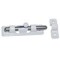 Шпингалет оконный ШОЛ-КА белый (20) Шпингалет оконный ШОЛ-КА белый (20)