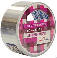 Алюминиевая клейкая лента 50 мм х 10 м х 50 мк, Klebebander/24, 117614*** Алюминиевая клейкая лента 50 мм х 10 м х 50 мк, Klebebander/24, 117614***