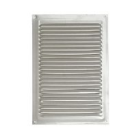 Решетка вентиляционная металлическая с сеткой 170х240 мм, белая /17141/*** Решетка вентиляционная металлическая с сеткой 170х240 мм, белая /17141/***