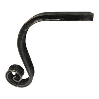 Окончание поручня с изгибом 40х20 мм 470х158х130 мм КМ49 Окончание поручня с изгибом 40х20 мм 470х158х130 мм КМ49