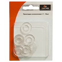 Прокладка силиконовая 1/2" 10шт/уп в блистере Прокладка силиконовая 1/2" 10шт/уп в блистере