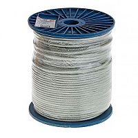 Трос для растяжки в ПВХ на катушках (РБ) 1/2,5 (2,5) латунированный/200 м/ Трос для растяжки в ПВХ на катушках (РБ) 1/2,5 (2,5) латунированный/200 м/