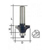 Фреза кромочная профильная, DхНхL = 20х8х48 мм, с нижним подшипником, 36669 Фреза кромочная профильная, DхНхL = 20х8х48 мм, с нижним подшипником, 36669