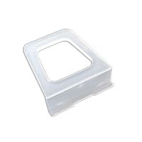 Ручка для москитной сетки малая трапецевидная прозрачная 10шт Ручка для москитной сетки малая трапецевидная прозрачная 10шт