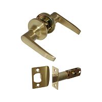 Ручка межкомн.Латунина 6413 SВ/PS мат.латунь Ручка межкомн.Латунина 6413 SВ/PS мат.латунь