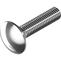 Болт мебельный нержавеющий DIN603 A4 M6X30/30 головка полукруглая, подголовок квадратный /10/ Болт мебельный нержавеющий DIN603 A4 M6X30/30 головка полукруглая, подголовок квадратный /10/