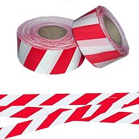 Лента сигнальная для ограждений 50 мм х 200 м, красно-белая, неклейкая, Klebebander/8 Лента сигнальная для ограждений 50 мм х 200 м, красно-белая, неклейкая, Klebebander/8