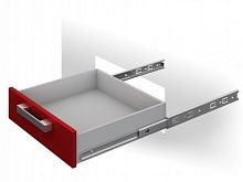 Направляющие шариковые 450х35 мм, полного выдвижения, Boyard, DB3501Zn/450 Направляющие шариковые 450х35 мм, полного выдвижения, Boyard, DB3501Zn/450