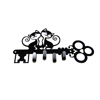 Ключница "Котята" черный матовый, НОЭЗ, 12669 Ключница "Котята" черный матовый, НОЭЗ, 12669