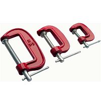 Набор струбцин тип "G", 3 шт. (1" 25 мм, 2" 50 мм, 3" 75 мм), USP-3369, 59230 Набор струбцин тип "G", 3 шт. (1" 25 мм, 2" 50 мм, 3" 75 мм), USP-3369, 59230