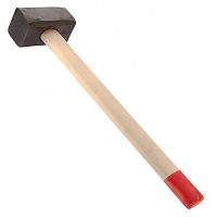Кувалда 5000 г, кованая головка, деревянная рукоятка, Россия, 10959 Кувалда 5000 г, кованая головка, деревянная рукоятка, Россия, 10959