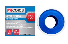 Фумлента, плотность 0,4 г/см, 25мм x 10м. СОЮЗ 7011-01-25x10С