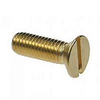 Винт потай, шлиц, латунь DIN 963 М8х50 /20/ Винт потай, шлиц, латунь DIN 963 М8х50 /20/