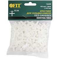 Крестики для плитки 4,0 мм (100 шт.), (3980740), 16640 Крестики для плитки 4,0 мм (100 шт.), (3980740), 16640