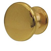 Ручка-кнопка мебельная d=24 мм, золото, 306С, 128-038 Ручка-кнопка мебельная d=24 мм, золото, 306С, 128-038