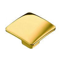 Ручка кнопка квадратная модерн глянцевое золото, 436025МР25 Ручка кнопка квадратная модерн глянцевое золото, 436025МР25